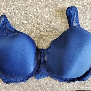 Wacoal Women's Basic Benefits Contour Bra 32d Navy